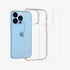 ACS03214 - iPhone 13 Pro Max Case Quartz Hybrid in crystal clear showing the back